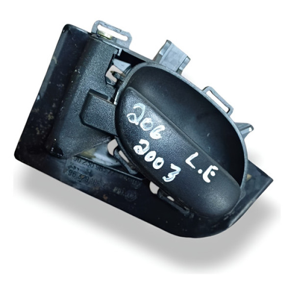 Maçaneta Interna Lado Esquerdo Peugeot 206  2003 9623698477 Dianteira