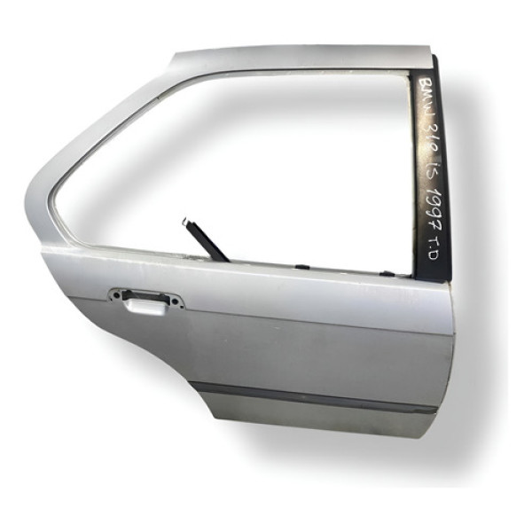 Porta Traseira Direita  Bmw  318i S  1996 1997 1998 1999 Direita Traseira Prateado