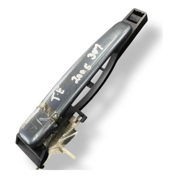 Maçaneta Externa Porta Traseira Esquerda 307 2006 9657619380 Prateado Traseira