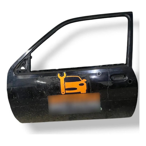 Porta Dianteira Esquerda Ford Courier 2011 2012 2013 Detalhe Dianteira Esquerda Preto