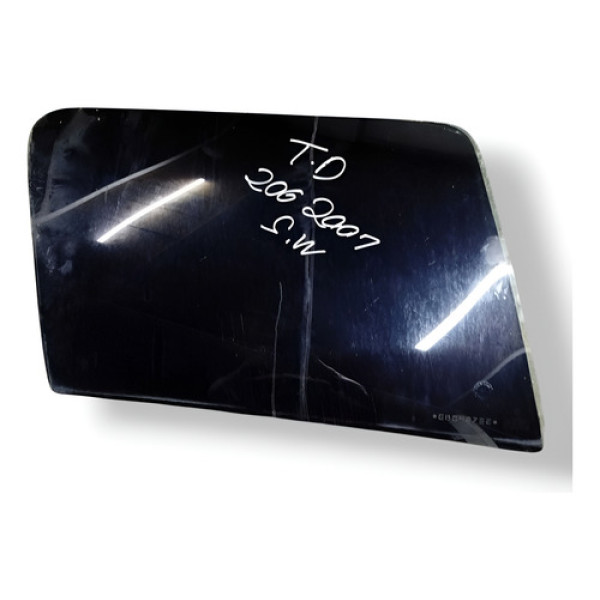 Vidro Porta Traseiro Direito Peugeot 206 Sw 2007 2008 2009