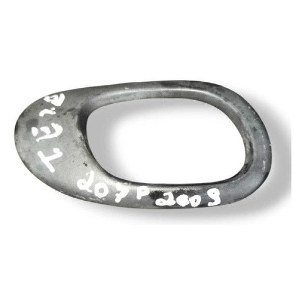 Moldura Maçaneta Interna Tras Esquerda 207 2009 962840507705 Preto Traseira