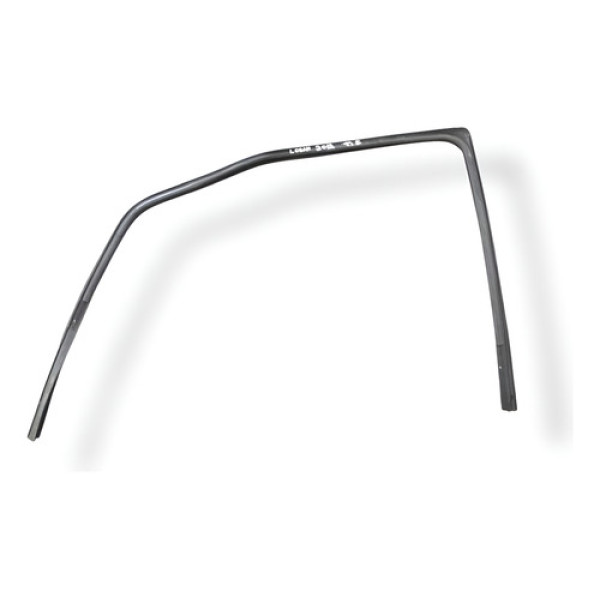 Borracha Canaleta Vidro Traseira Esquerda Renault Logan 2012 - Prateado