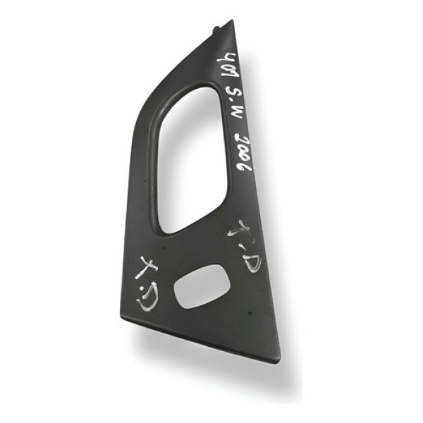 Moldura Maçaneta Interna Tras Direita Peugeot 407 Sw 2006 Preto Traseira