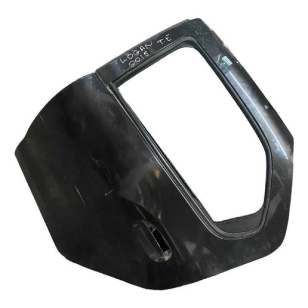 Porta Traseira Esquerda Renault Logan Dyna 1.6 - 2015 2016 Traseira Esquerda Preto