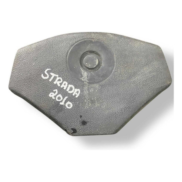 Acabamento Tampa Volante Fiat Strada 1.4 - 2011/2012/2013/14 Branco Lisa