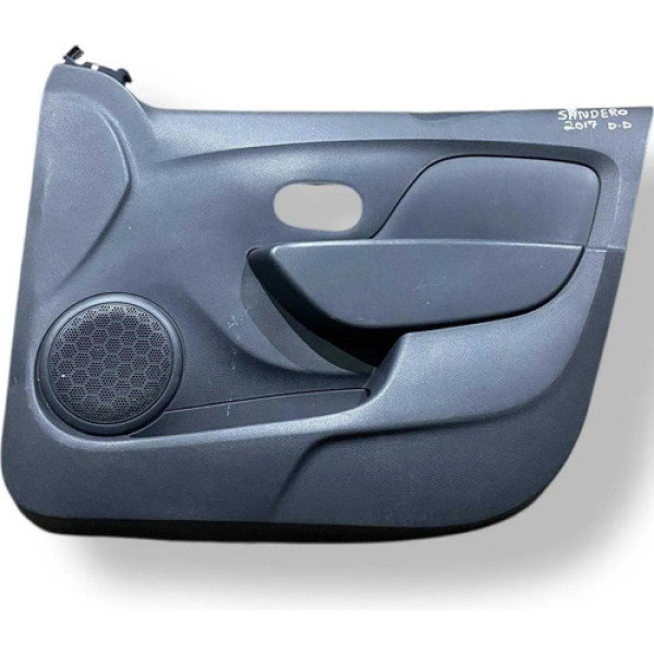 Forro Porta Dianteira Direita Renault Sandero 2014 2015 Cinza-escuro