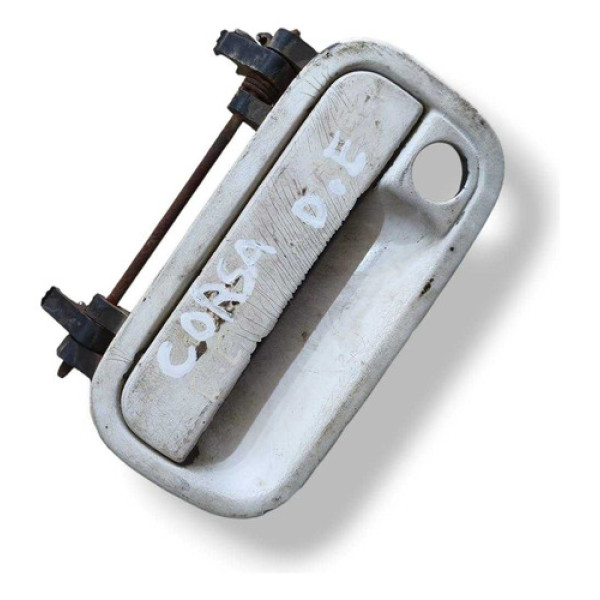 Maçaneta Externa Dianteira Esquerda Gm Corsa 1998 2531611c Branco Dianteira