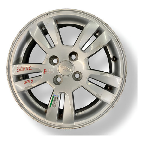 Roda Avulsa Aro 15 Sonic Chevrolet Sonic 2013 Prateado