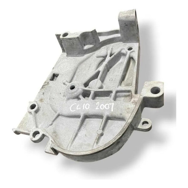 Tampa Lateral Motor Renault Clio 2007 2008 2009 8200140222 Prateado