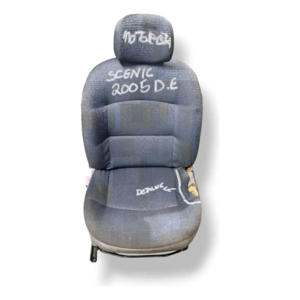 Banco Dianteiro Esquerdo Renault Scenic 2005 2006 Detalhe Cinza