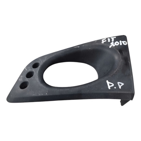  Moldura Grade Farol Milha Direto Honda Fit 2010 Hd0117a01 Preto Direito