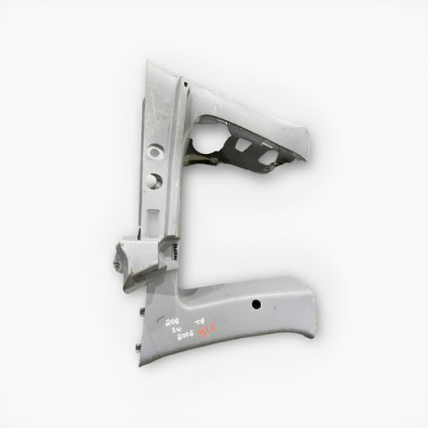 Moldura Suporte Bagagito Esq Peugeot 206 Sw 2006 9641525477 Cinza