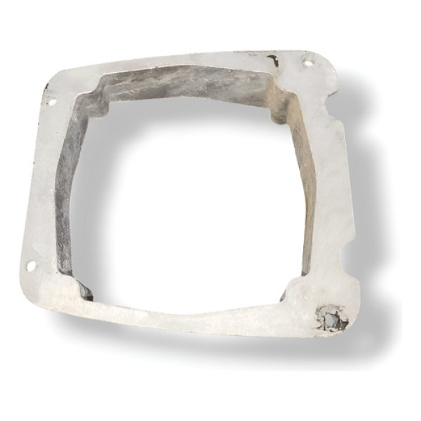 Suporte Alto Falante Mitsubishi L200 2.5 2003 2004 2005 2006 Prateado