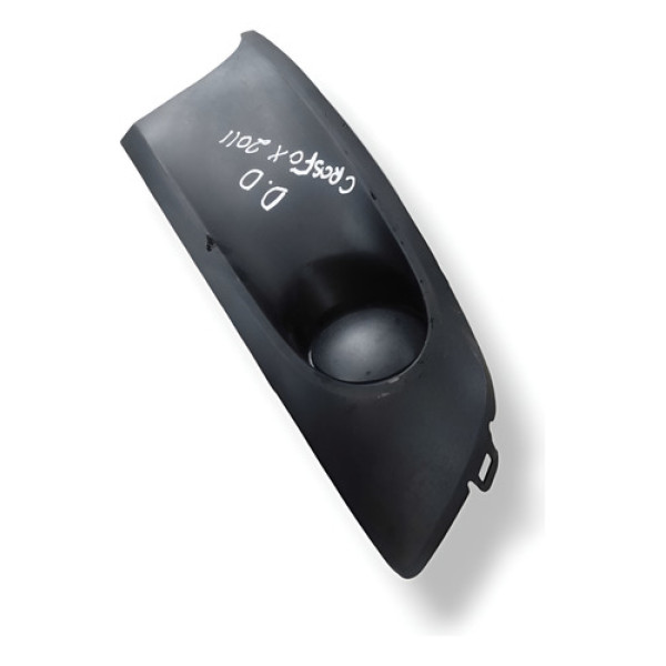 Grade Moldura Farol Milha Direito Crossfox 2011 Sem Furo Laranja Direito