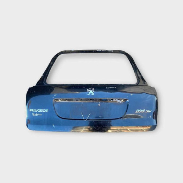 Tampa Traseira Porta Malas Peugeot 206 Sw 2006 2007 2008 Preto