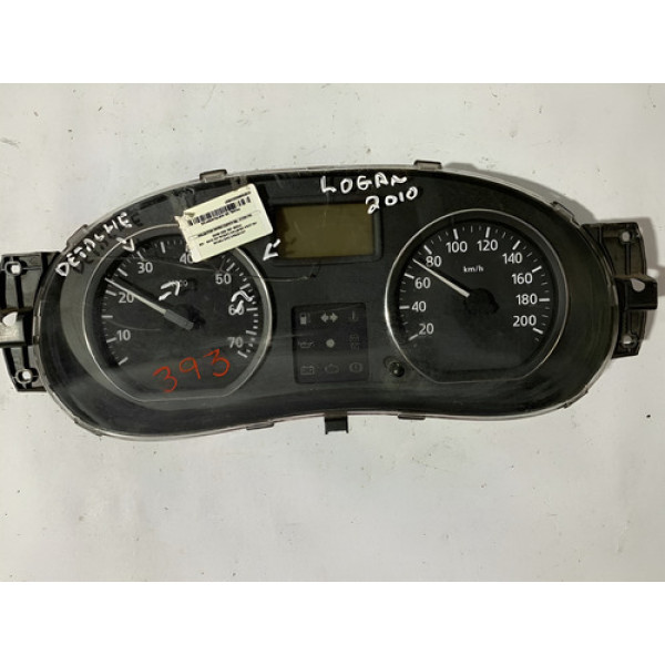 Painel De Instrumentos Logan 2010 C/detalhe 555001960700 Preto
