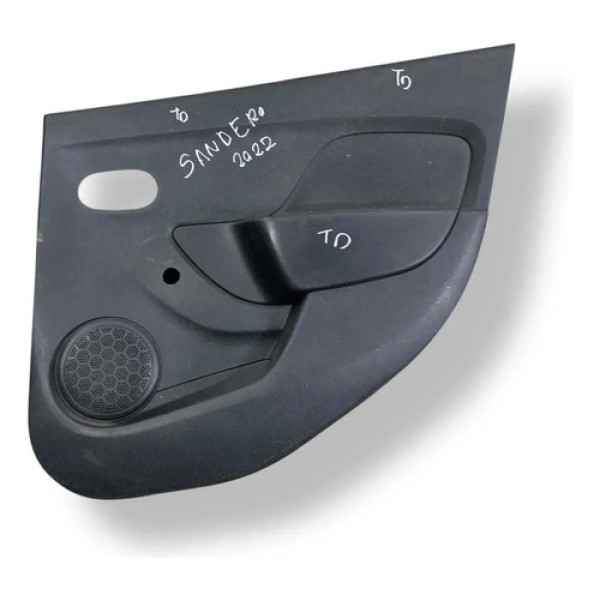 Forro Porta Traseira Direita Renault Sandero 2022 829a09067r Preto