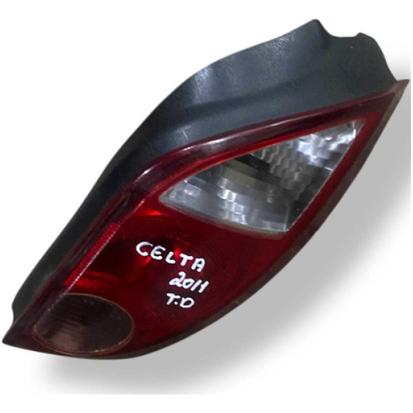 Lanterna Direita Chevrolet Celta 2010 2011 2012 93311059 Direito/passageiro Vermelho