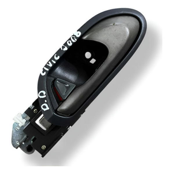Maçaneta Interna Dianteira Direita Honda Civic 2008 2009  Preto Dianteira
