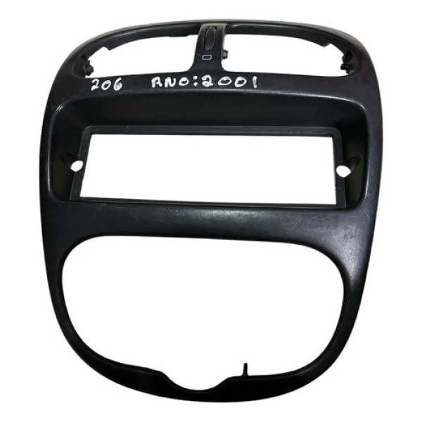 Moldura Central Painel Peugeot 206 2001 02 03 04 05 06