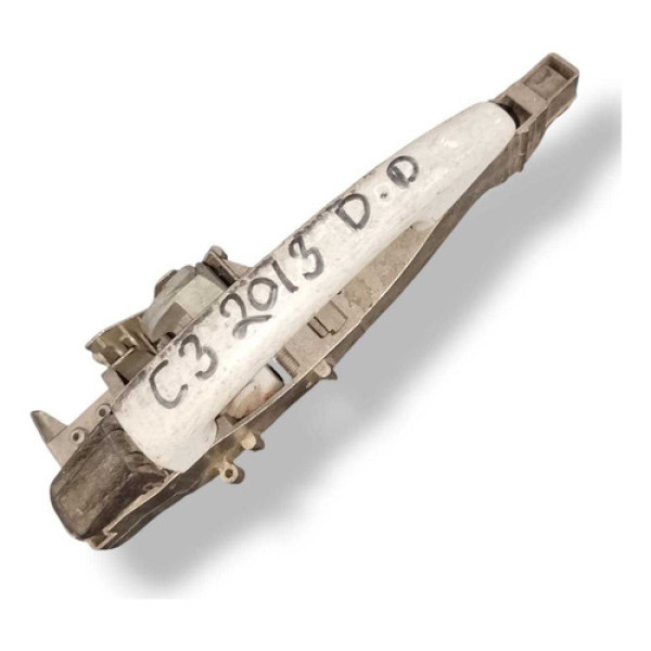 Maçaneta Ext Dianteira Direita Citroen C3 2013 - 9670931980 Branco Dianteira