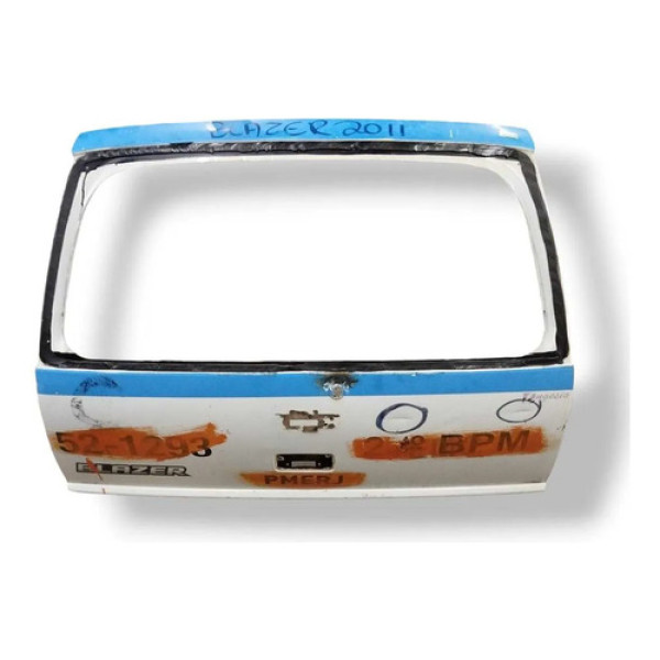Tampa Traseira Porta Malas Chevrolet Blazer 2.4 2010 Detalhe Branco