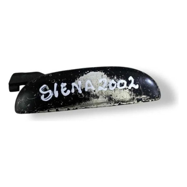 Maçaneta Externa Fiat Siena 2000 2001 2002 2003 2004 2005 Prateado Dianteira