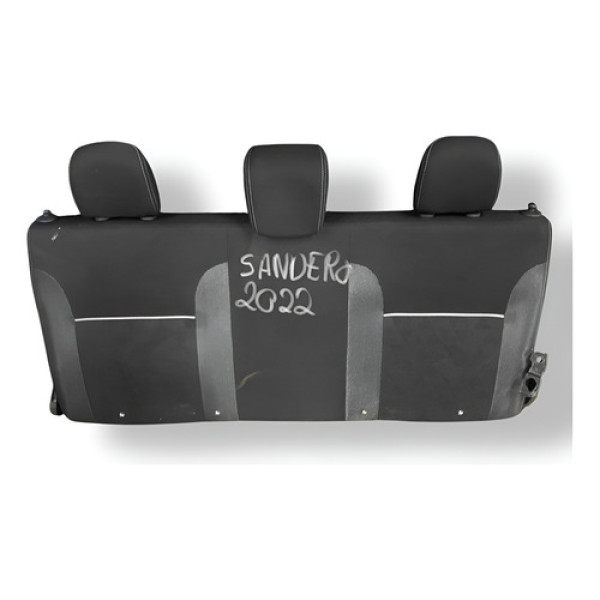 Encosto Banco Traseiro Renault Sandero Stepway 2015 A 2022 Preto