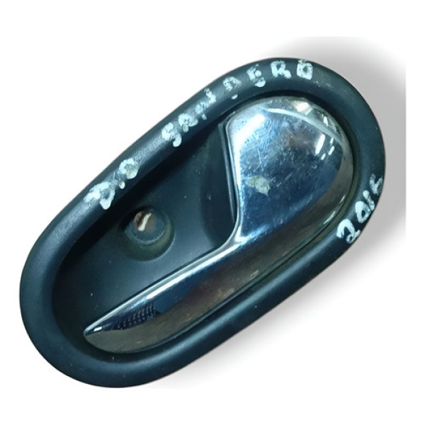 Maçaneta Interna Dianteira Direita Renault Sandero 2016 2017 Prateado