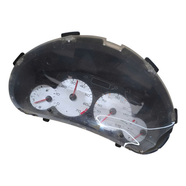 Painel De Instrumentos Peugeot 206 2004 9645096480 Detalhe Preto