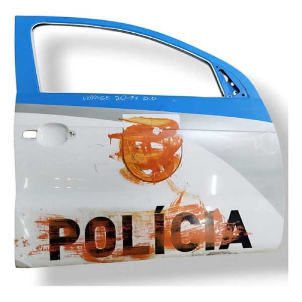Porta Dianteira Direita Volkswagen Voyage 1.6 2014 Detalhes - Dianteira - Direita - Branco