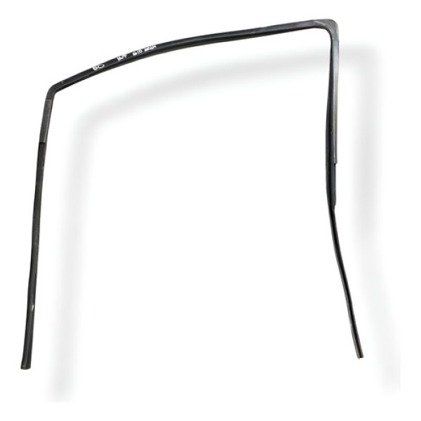 Borracha Vidro Traseira Direita Chevrolet  S10 2014 2015 - Preto