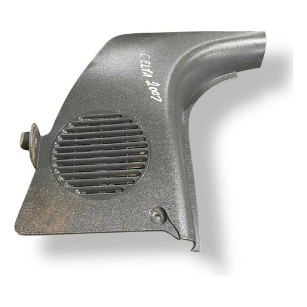 Moldura Soleira Porta Esquerda Chevrolet Celta 2007 9330817 Preto