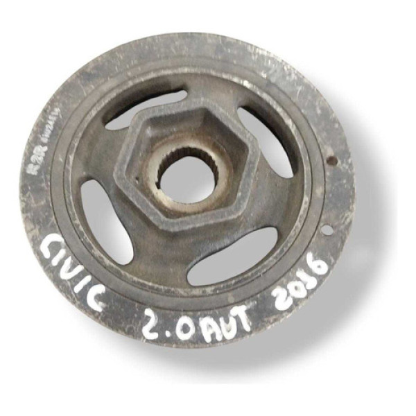Polia Virabrequim Honda Civic 2.0 Aut 16v - 2012 2013 A 2016