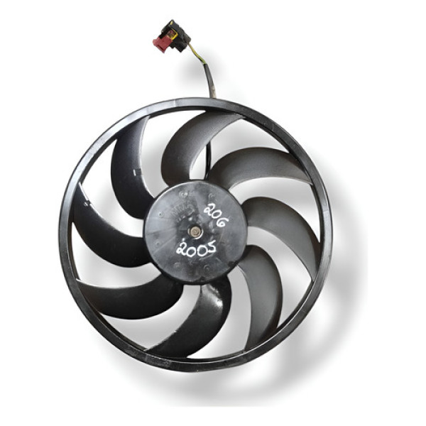 Helice Ventoinha Radiador C/ Motor Peugeot 206 2005 A 2011