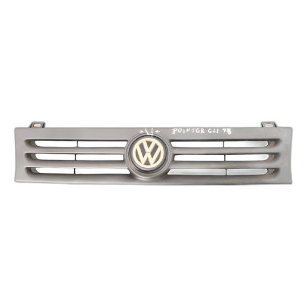 Grade Frontal Volkswagen Pointer 1995 Com Detalhe Original  Cinza Fosco