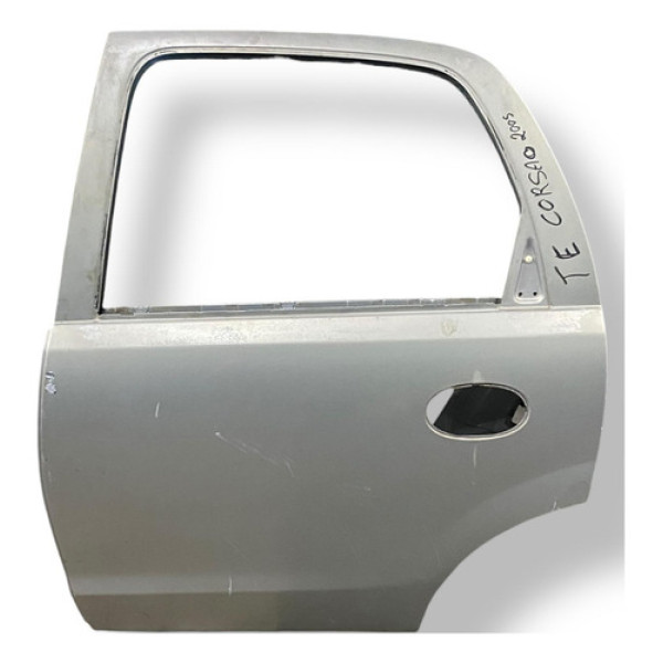 Porta Traseira Esquerda Chevrolet Corsa 2005 2006 2007 2008 Traseira Esquerda Cinza