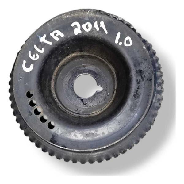 Polia Virabrequim Chevrolet Celta 2011 012 2013 2014 2015