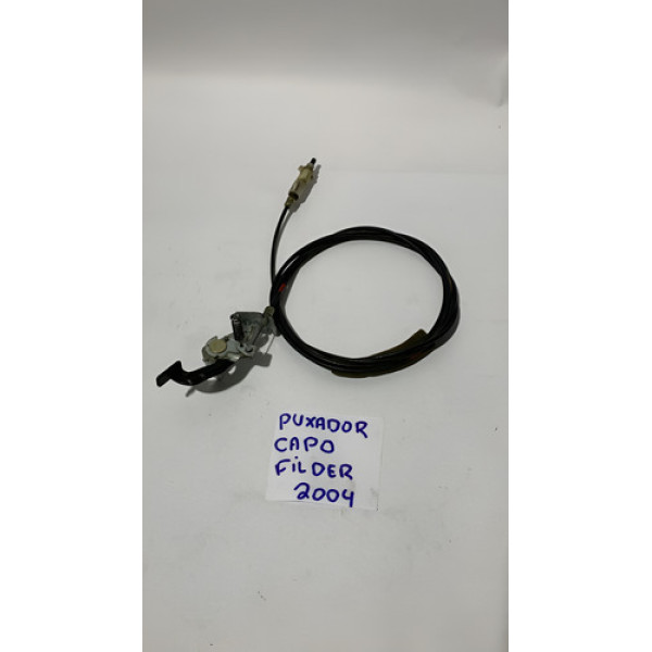 Puxador Abre Capô Corolla Filder 2004 Preto