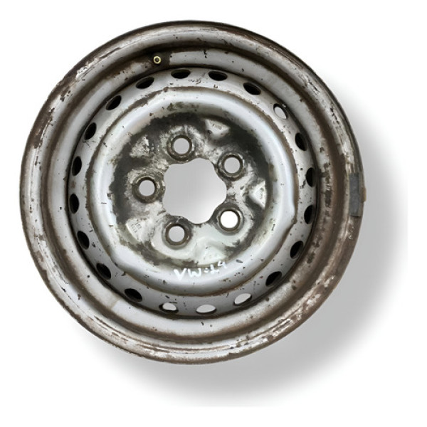 Roda Ferro Avulsa Aro 14 Volkswagen Prateado