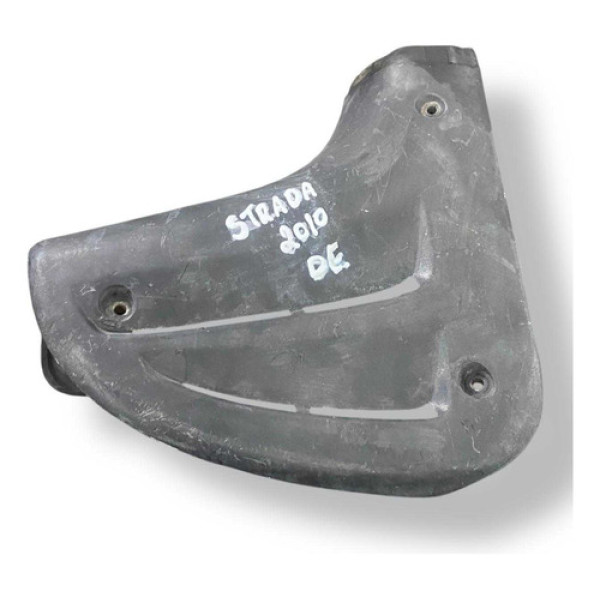 Moldura Caçamba Lado Esquer Fiat Strada 2009/2012 7353808090 Preto