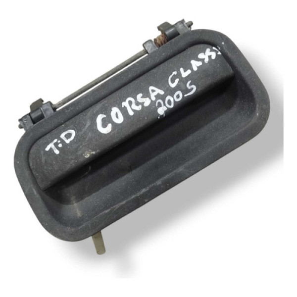Maçaneta Externa Tras Direita Corsa Classic 2005 93288897 Preto Traseira