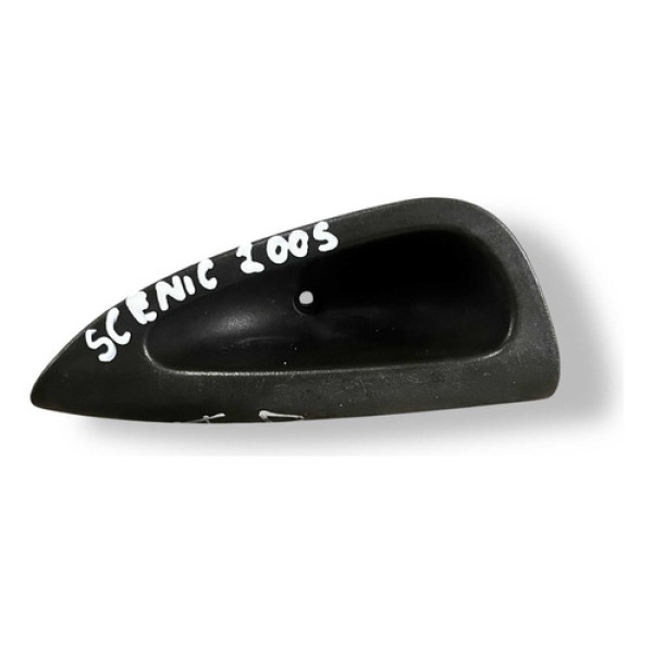 Moldura Puxador Traseiro Direito Scenic 2005 7700832033 Cinza