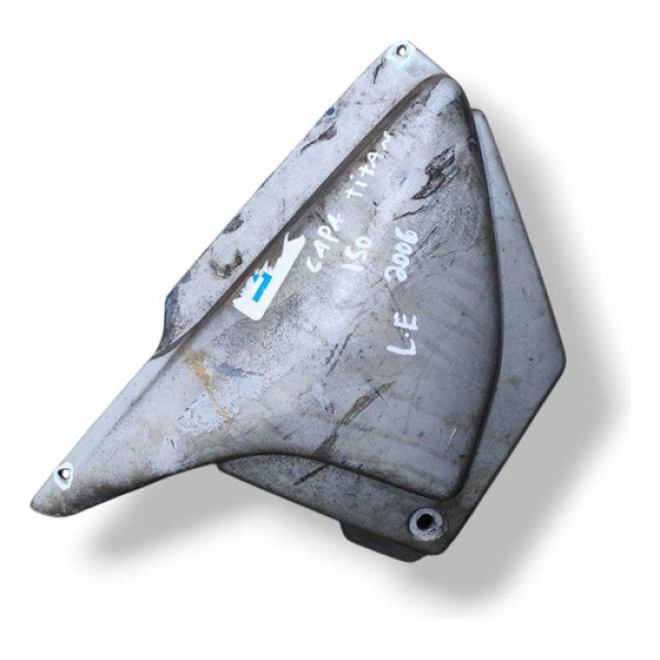 Tampa Lateral Esquerda Honda Titan 150 2006 83641krma8600 Cinza