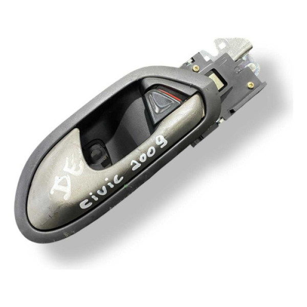 Maçaneta Interna Dianteira Esquerda Honda Civic 2009 2010 Dourado Dianteira