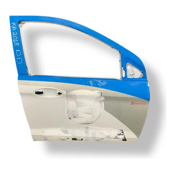 Porta Dianteira Direita  Ford Ka 2015 2016 2017 2018 Dianteira Direita Azul