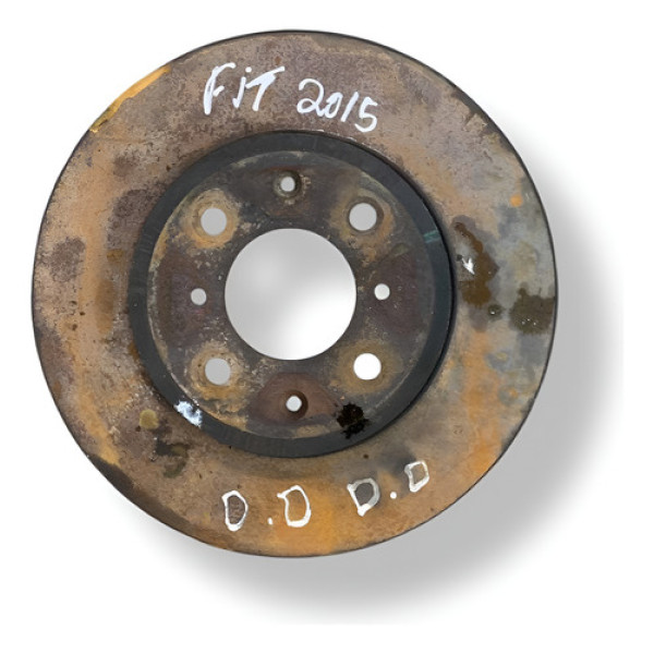 Disco Freio Dianteiro Direito Honda Fit 2015 2016 2017 2018