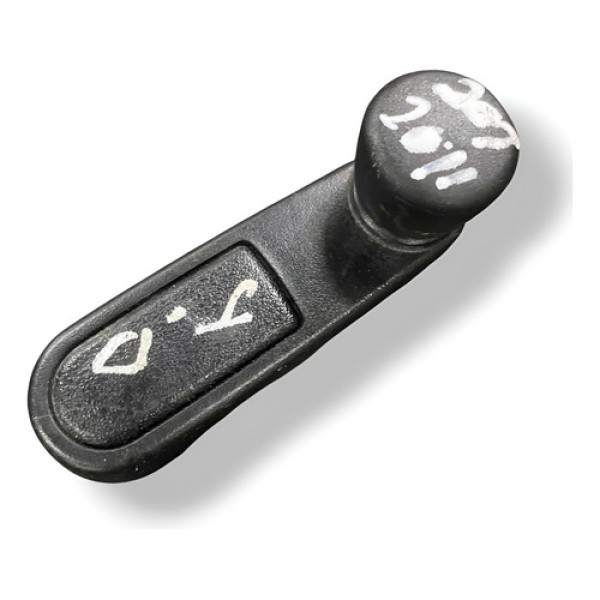 Manivela Vidro Traseiro Direito Peugeot 207 2010 2011 2012 Preto