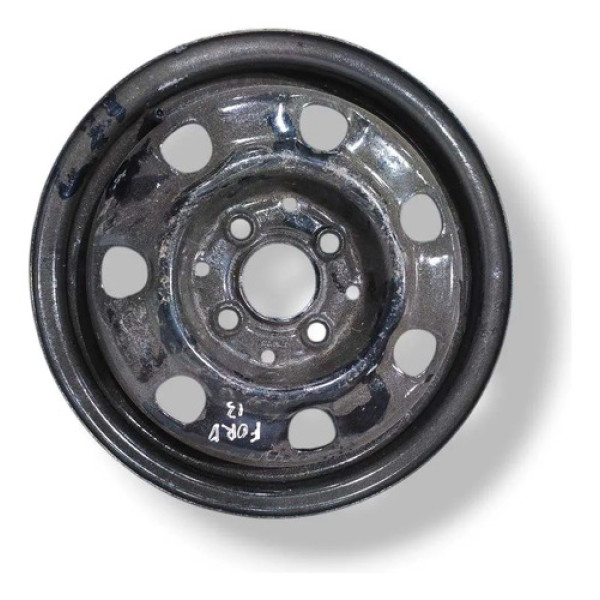 Roda Ferro Avulsa Aro 13 Ford Ka  Escort Focus Courier Preto